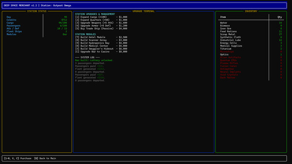Deep Space Merchant game for Linux 1