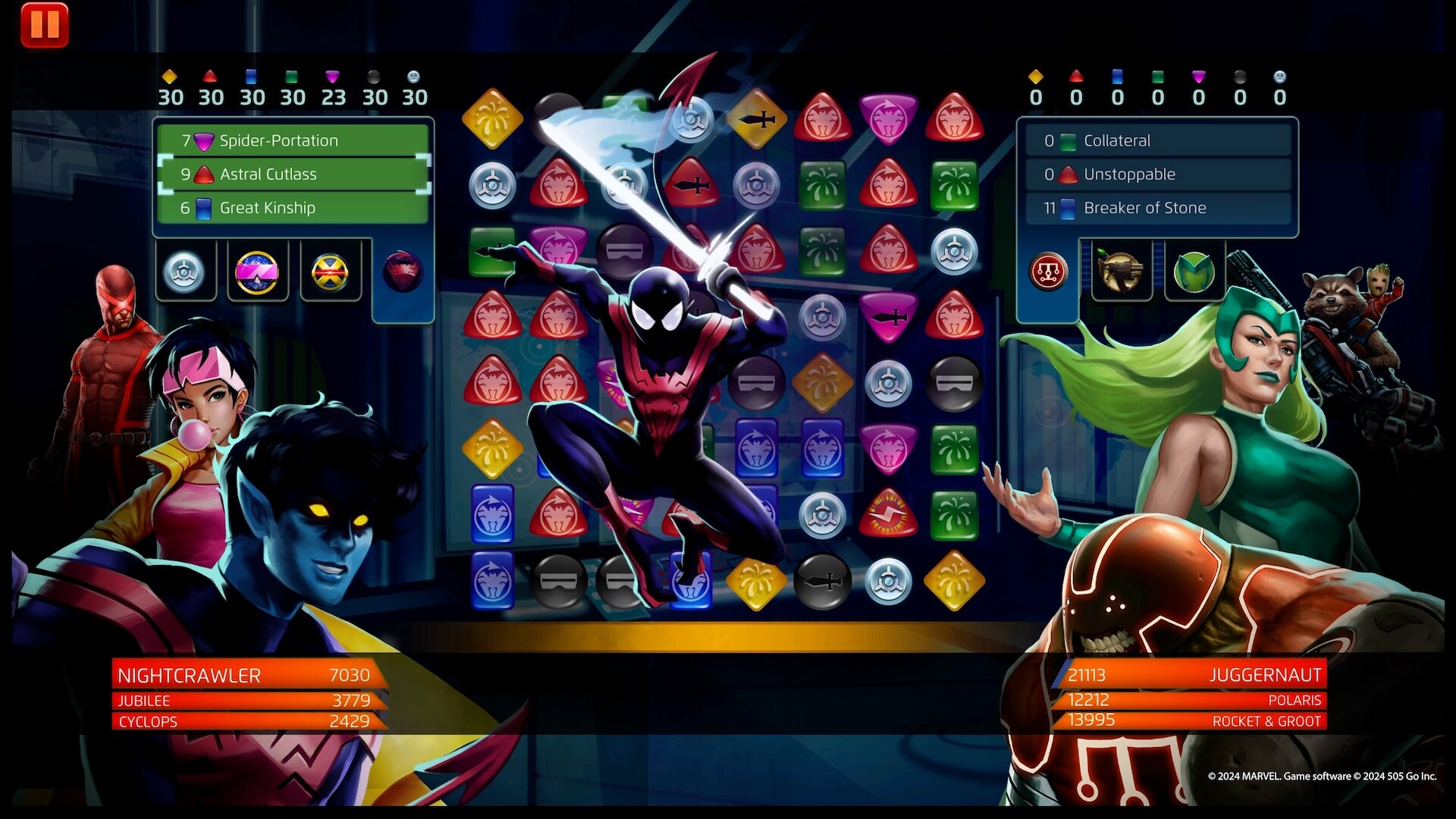 Marvel Puzzle Quest - Epic Vanguard DLC Featured Screenshot #1