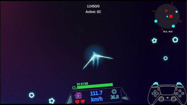 Скриншот 1 из игры Space Fishing: Verti-Go!