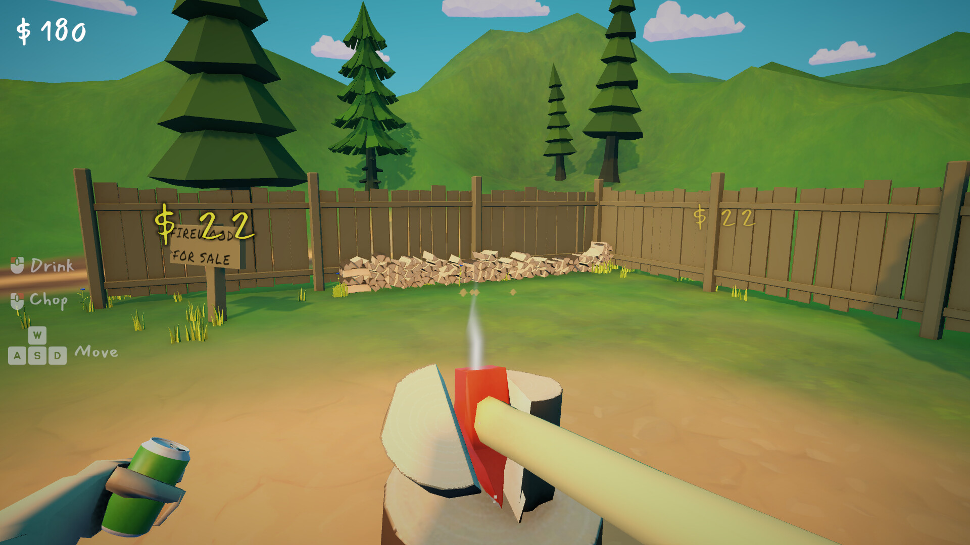 Drunk Woodcutter screenshot 1