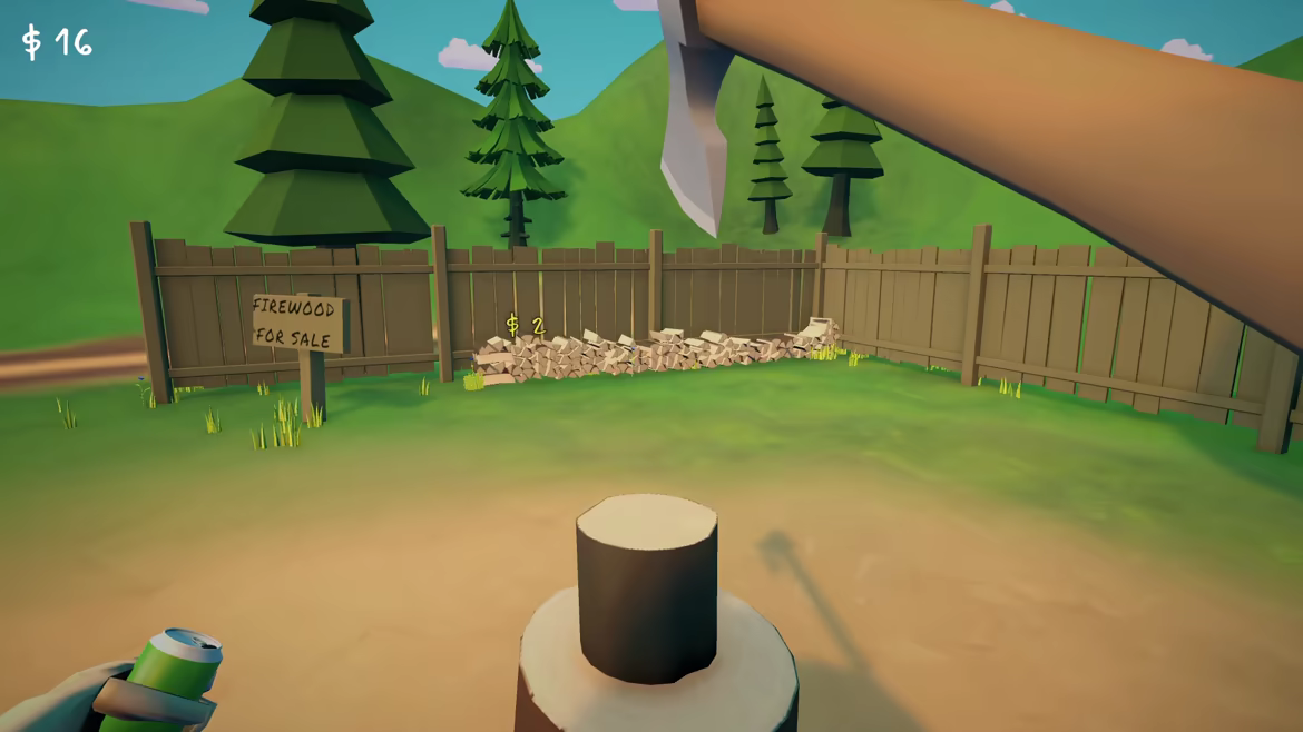 Drunk Woodcutter video 1