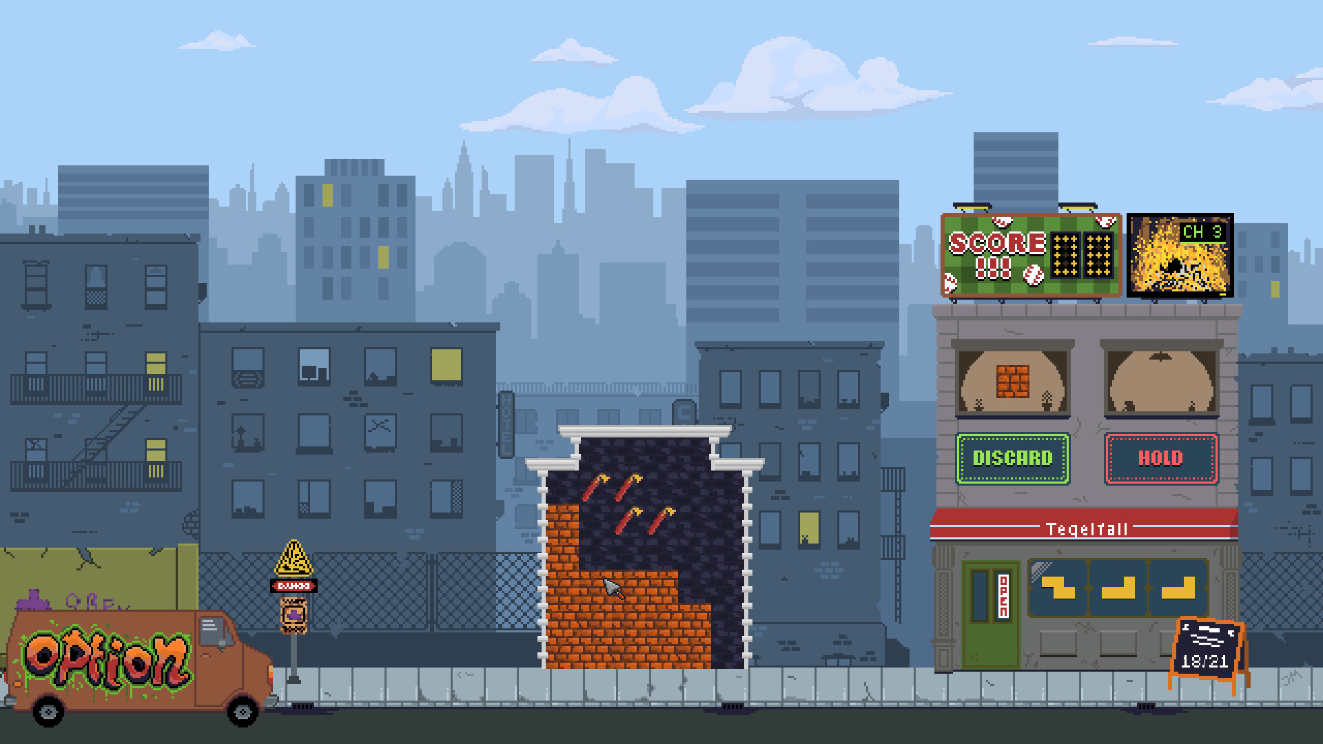 Tegelfall screenshot #1