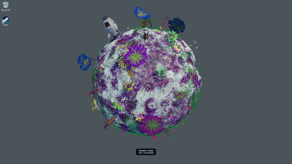 Screenshot of Lil Planet Explorer gameplay showing in-action mechanics