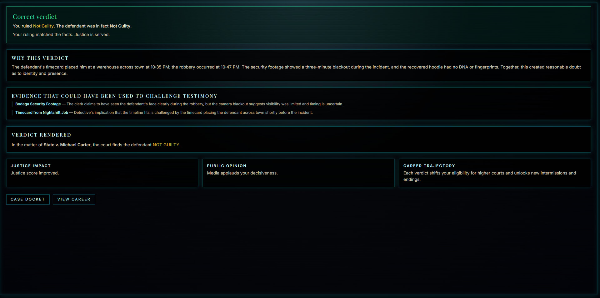 Judge SIM screenshot #3