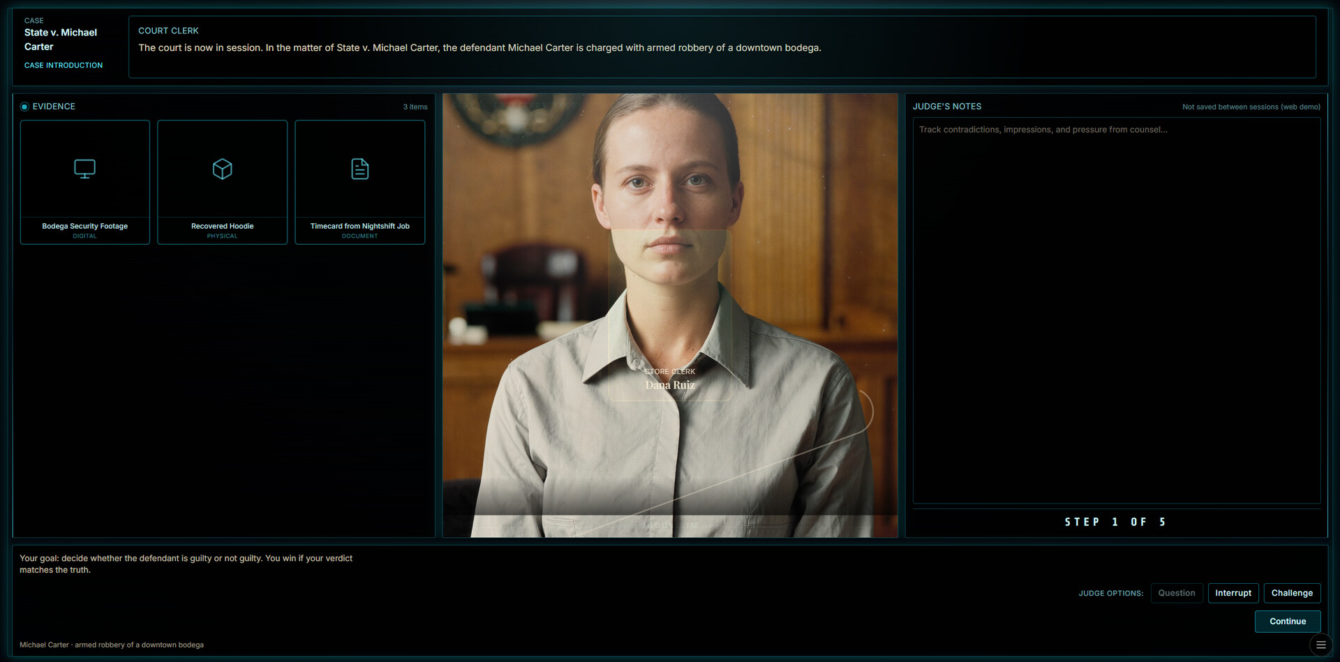 Judge SIM screenshot #1