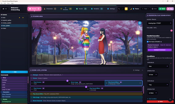 Flourish Visual Novel Engine game for Linux 1