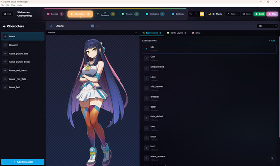 Flourish Visual Novel Engine game for windows Pc 1