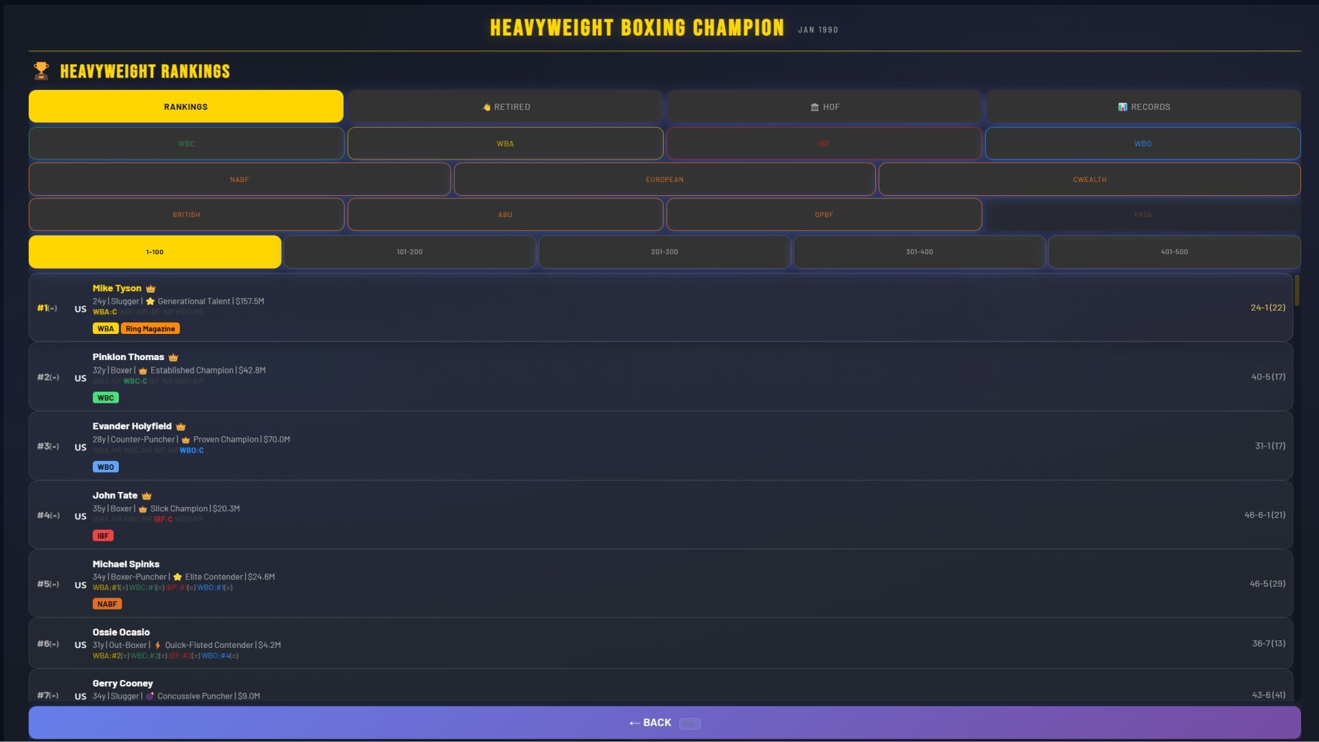 Sim: Heavyweight Boxing Champion screenshot #4