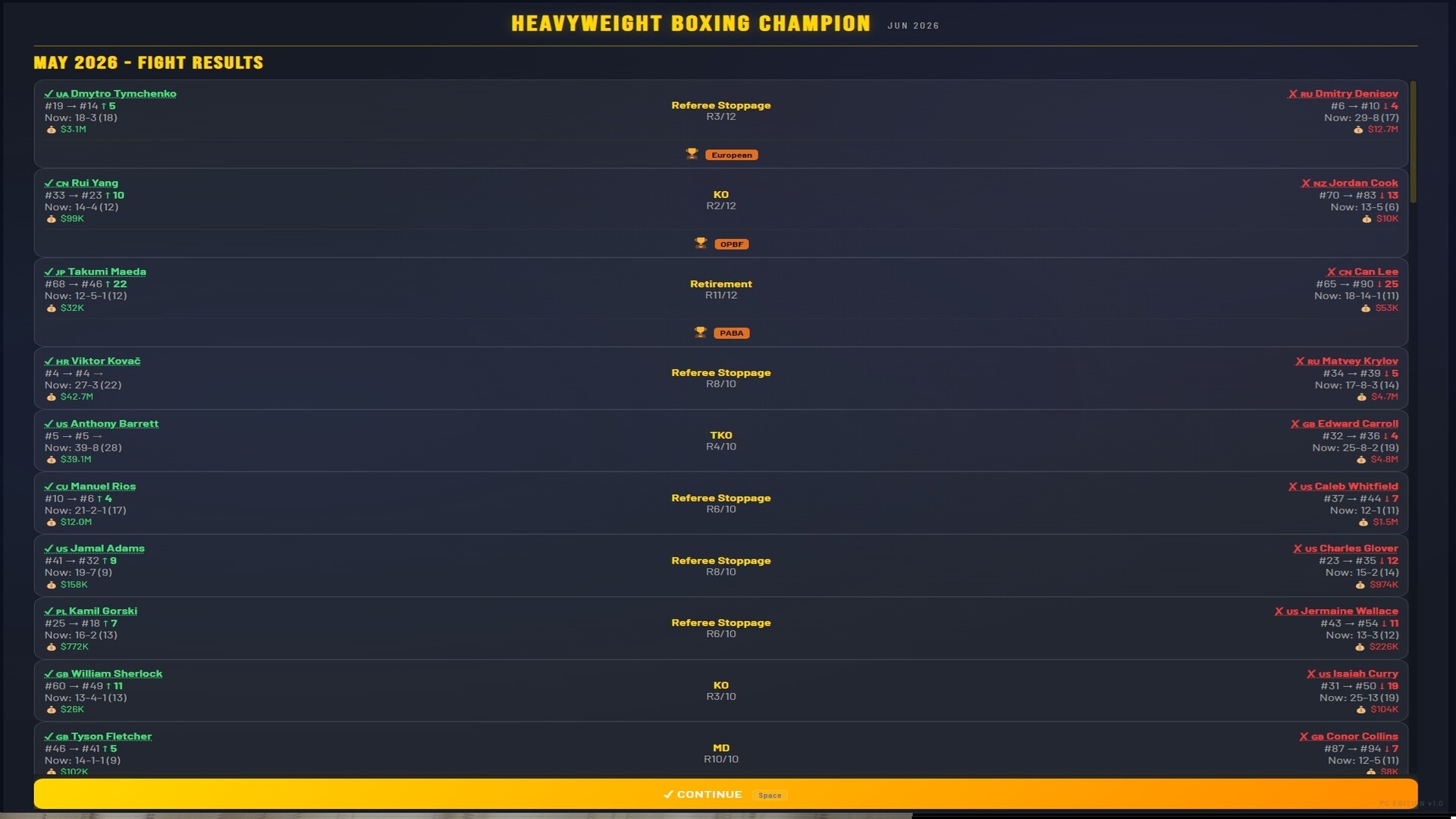 Sim: Heavyweight Boxing Champion screenshot #9