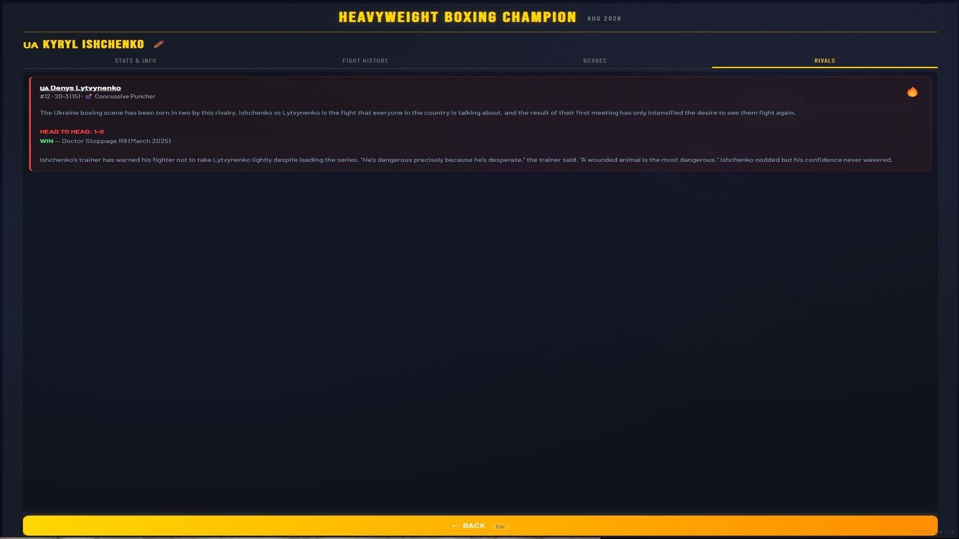 Sim: Heavyweight Boxing Champion screenshot #14
