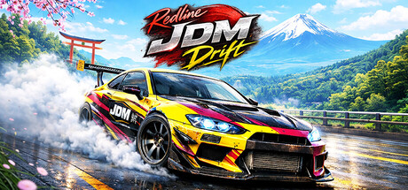 Redline JDM Drift header art