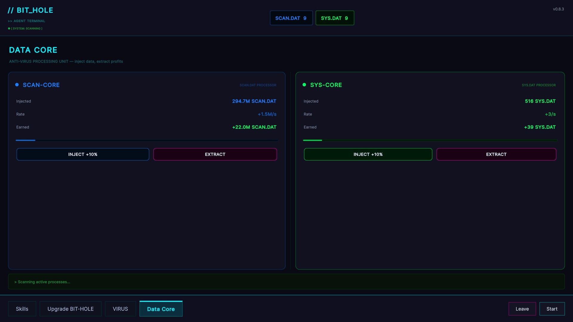 BIT-HOLE: Neon Incremental screenshot 10