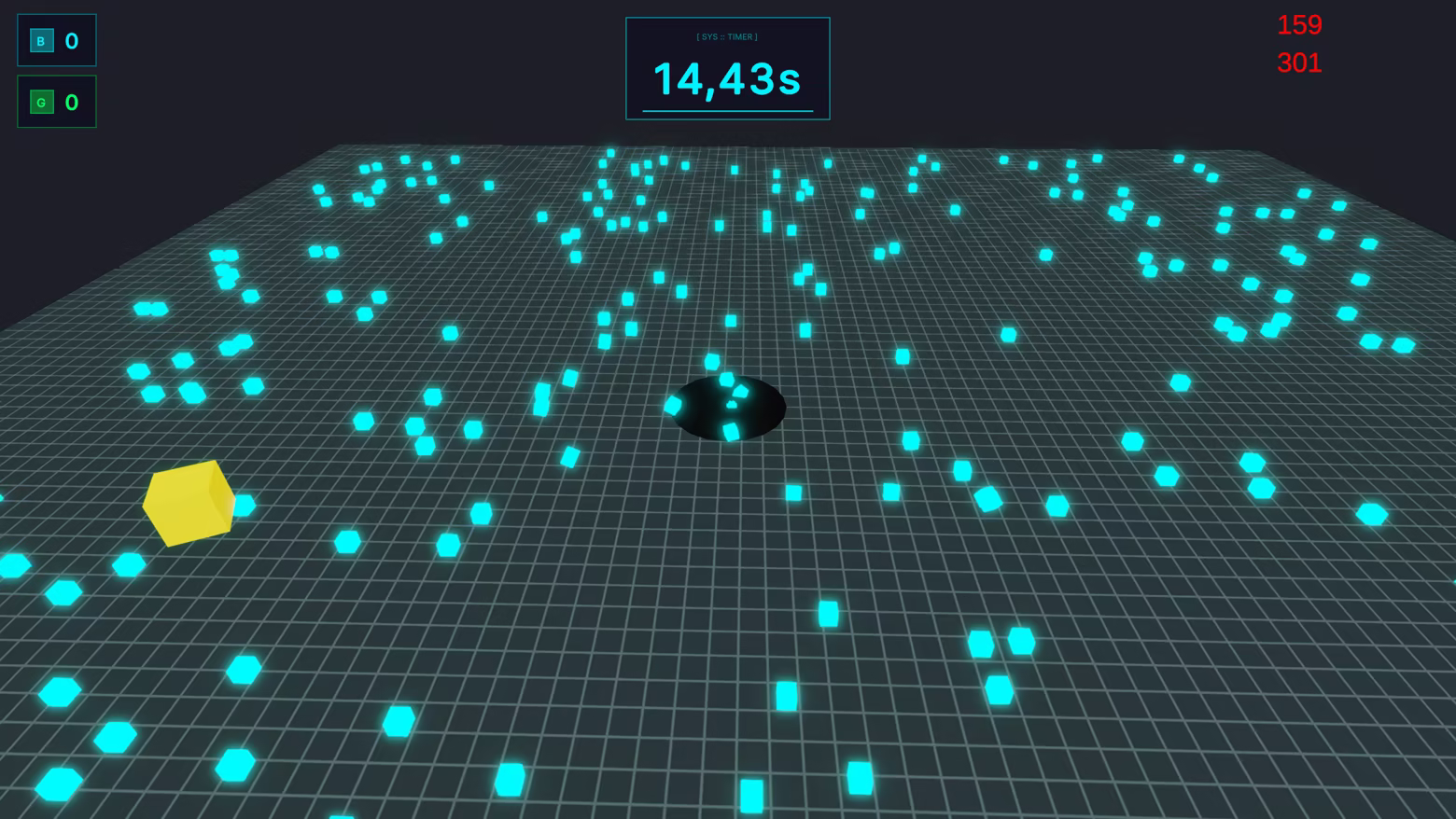 BIT-HOLE: Neon Incremental screenshot 1