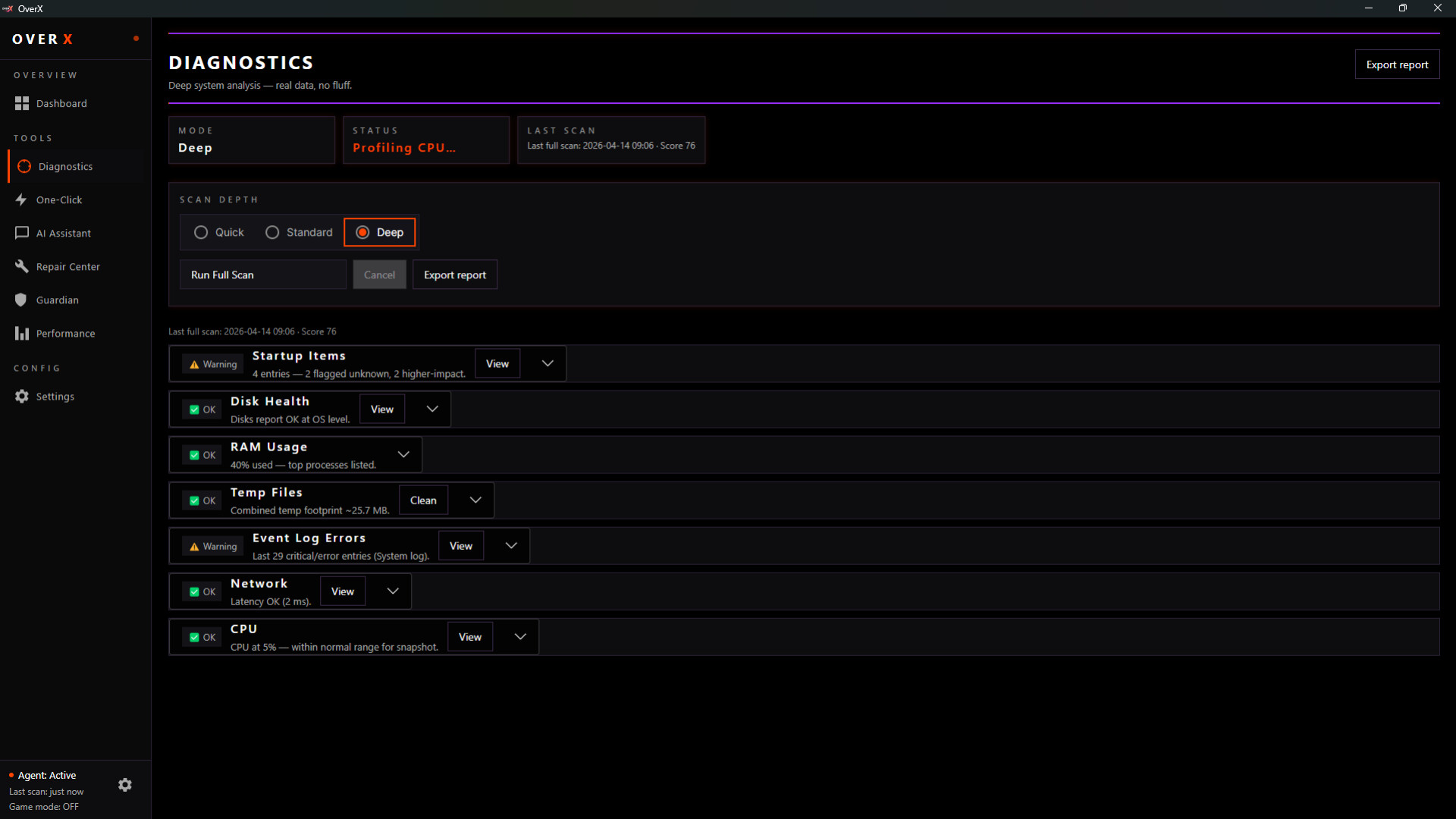 OverX screenshot 2