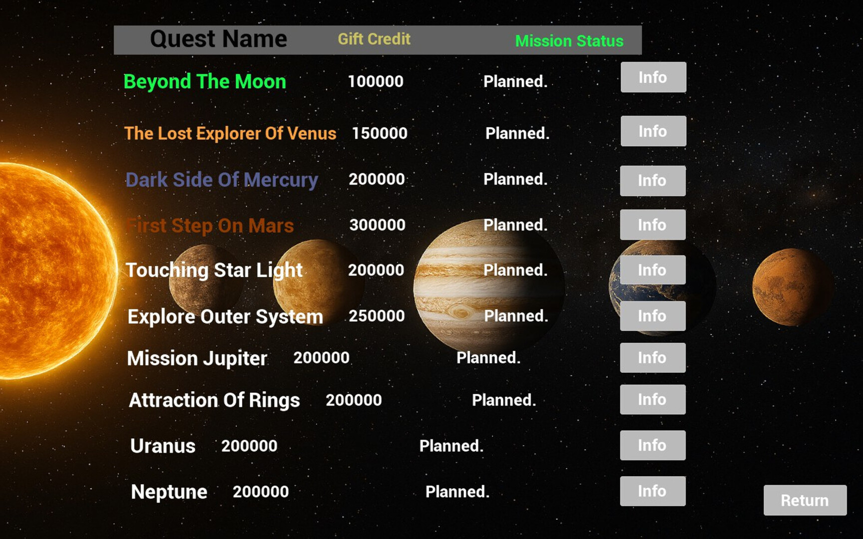 Space Commanders: Solar System screenshot #5