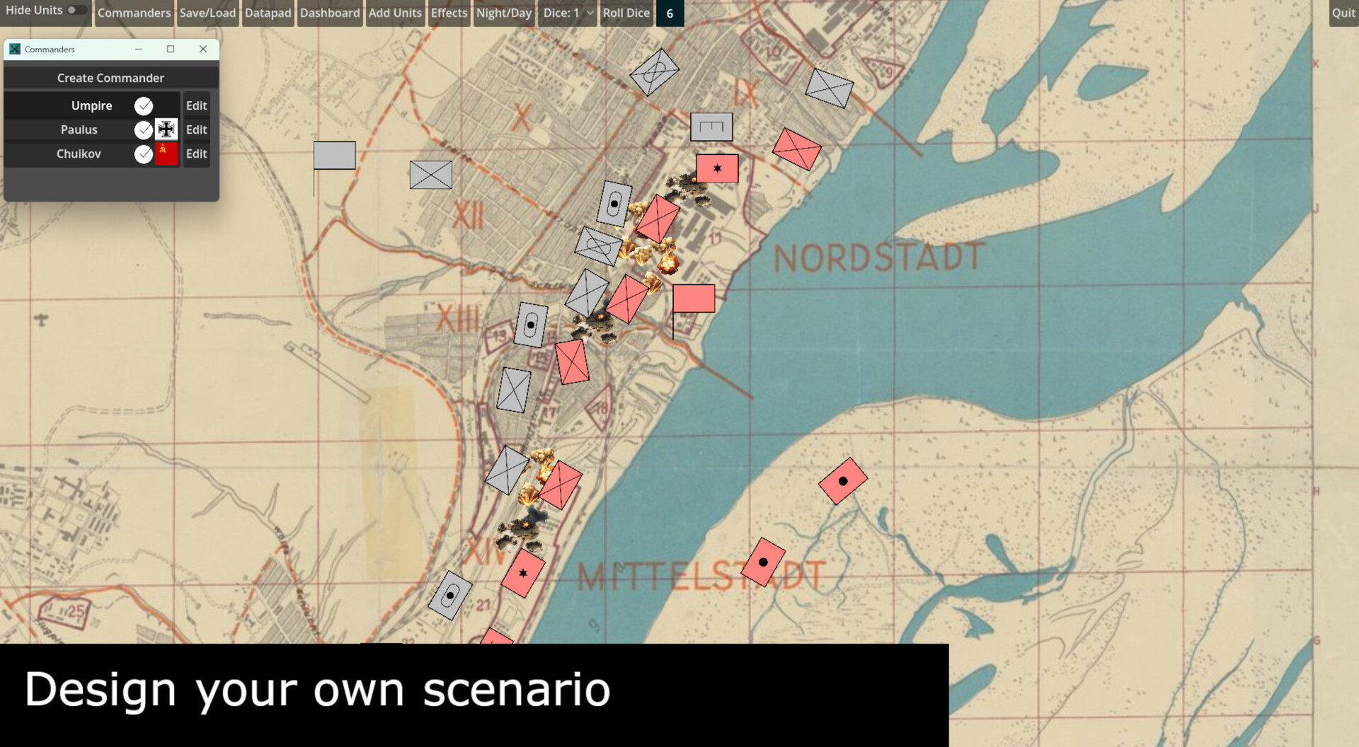 Kriegspiel Manager screenshot 1