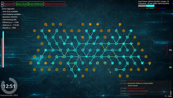 Screenshot 2 of NODEMIND - Dynamic Core - additional gameplay view