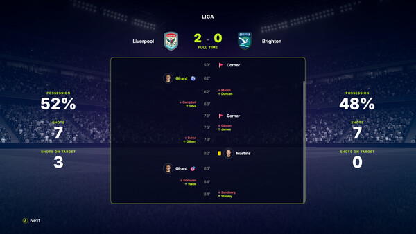 Screenshot 2 of Football Director - additional gameplay view
