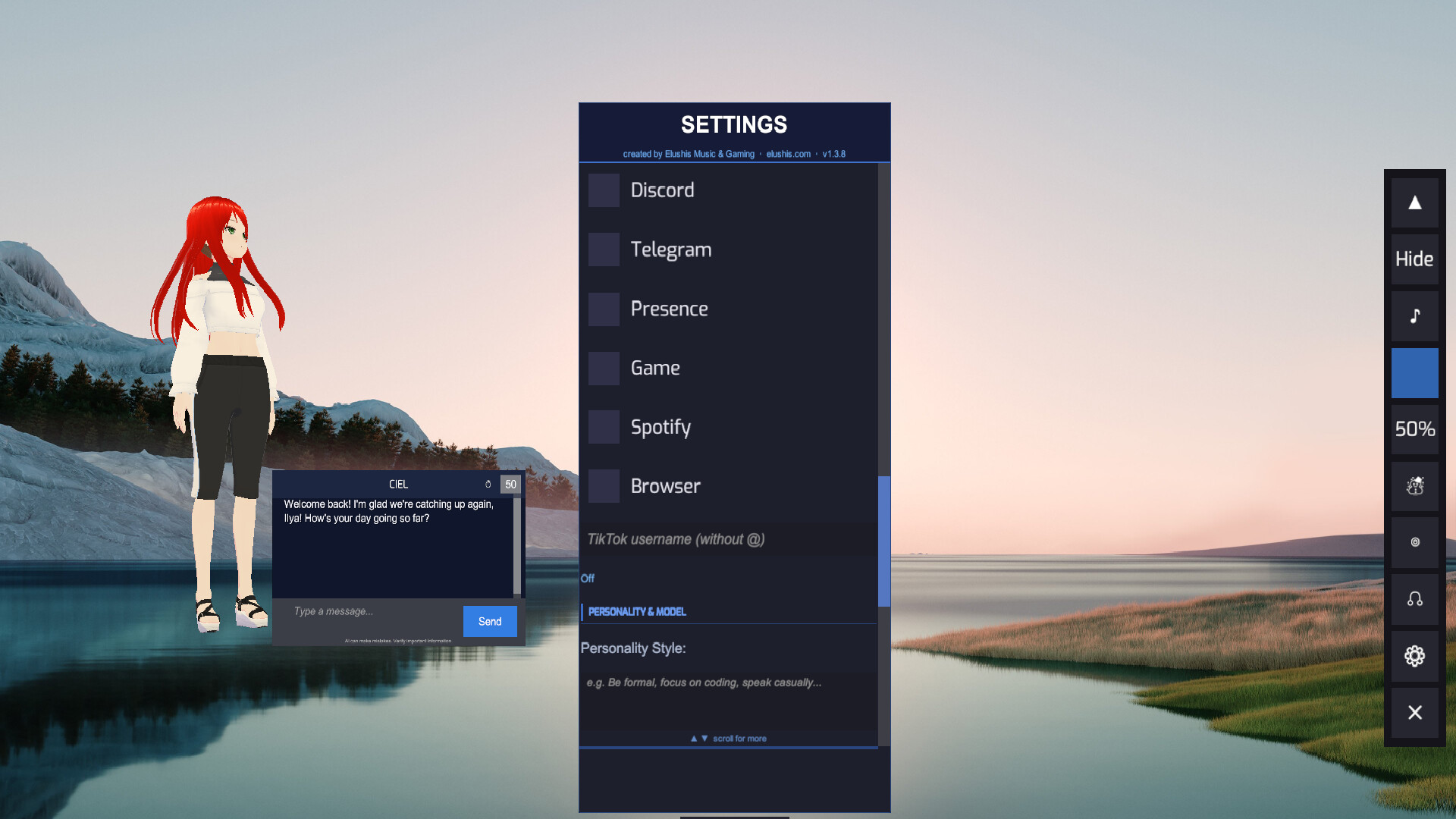 CielChan: Anime Desktop AI Companion screenshot 8