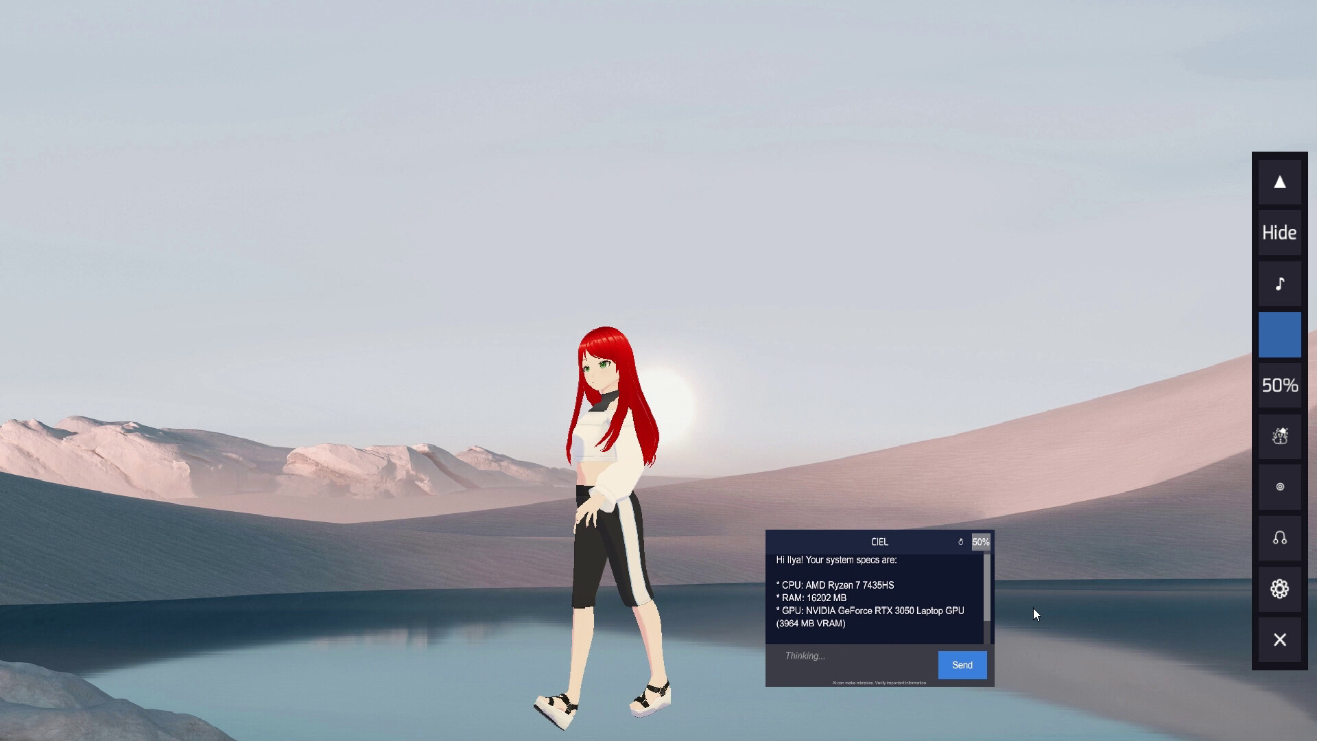 CielChan: Anime Desktop AI Companion screenshot 5