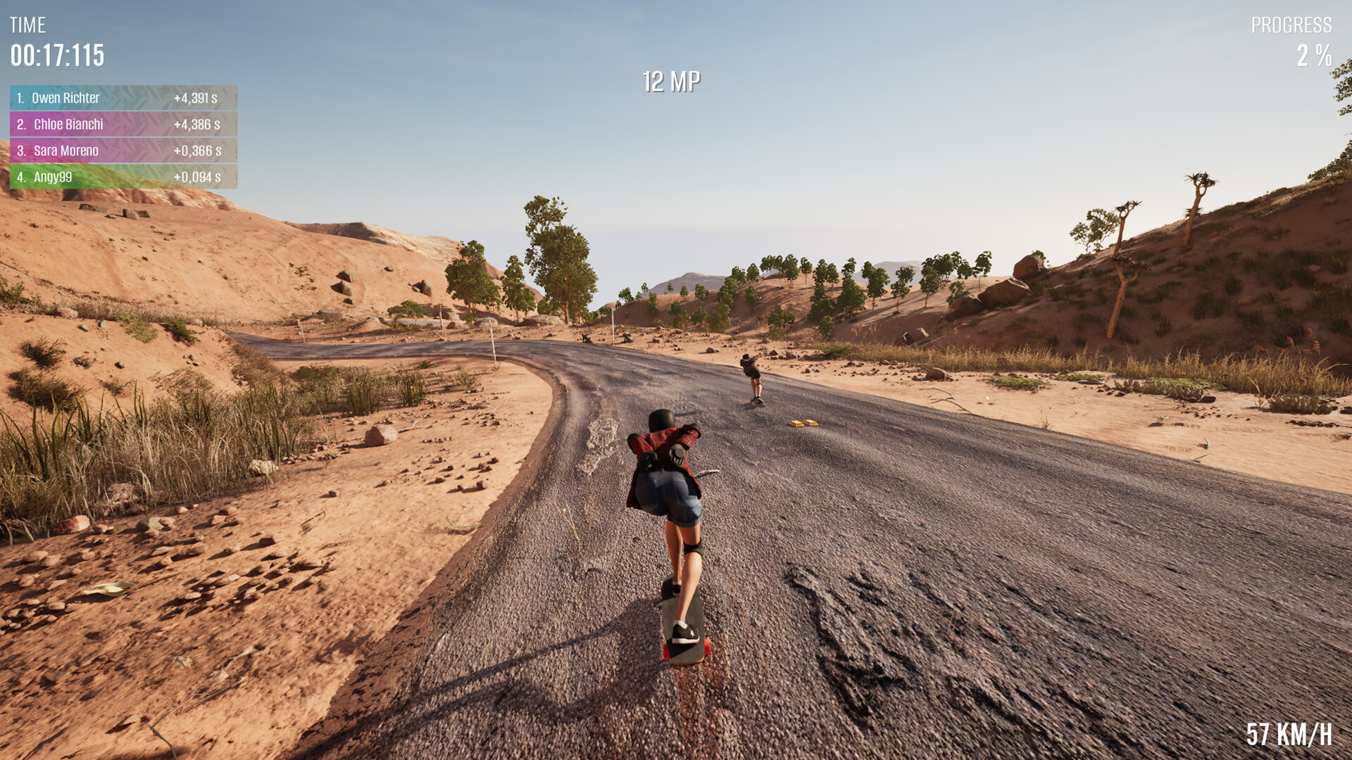 Longboard Skate Downhill Simulator screenshot #1