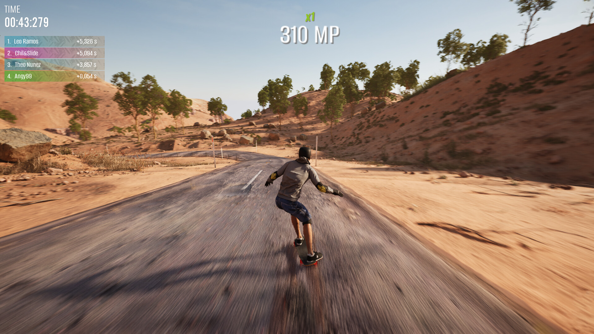 Longboard Skate Downhill Simulator screenshot #3