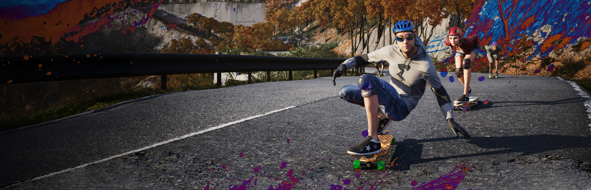 Longboard Skate Downhill Simulator