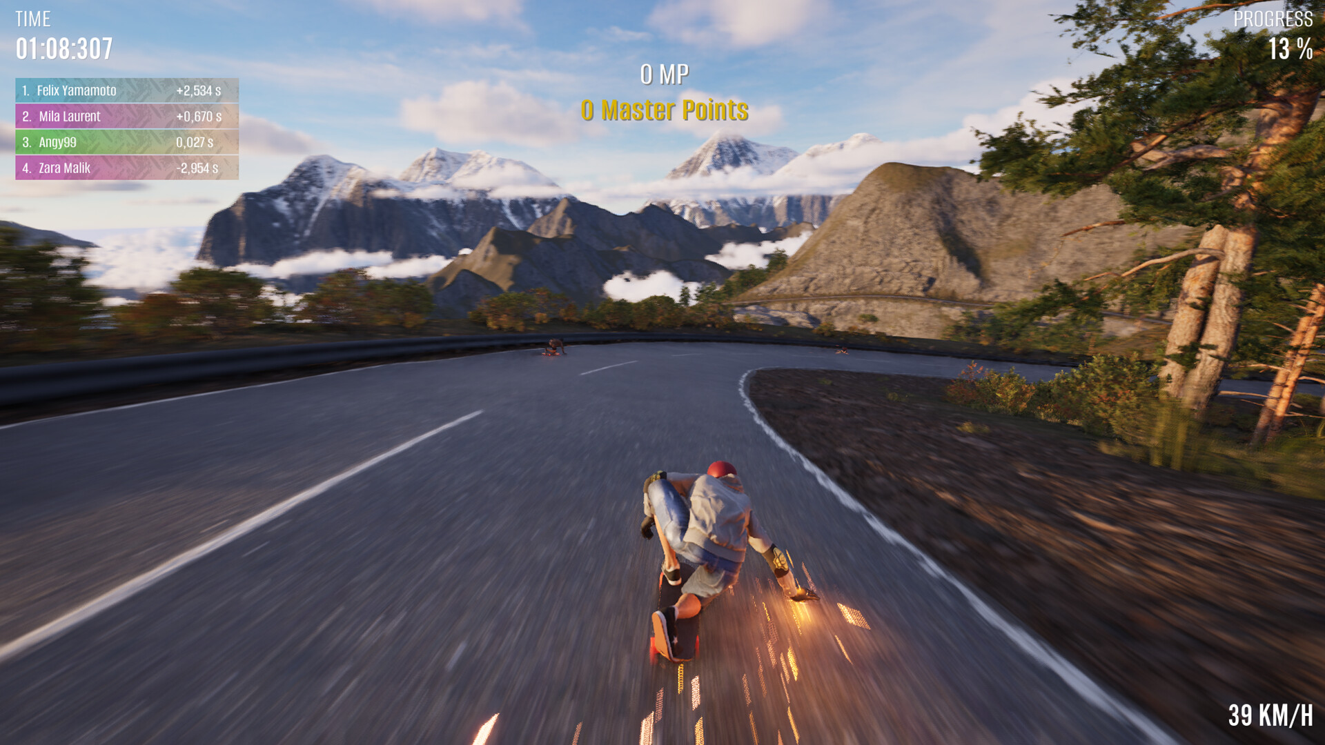 Longboard Skate Downhill Simulator screenshot #4