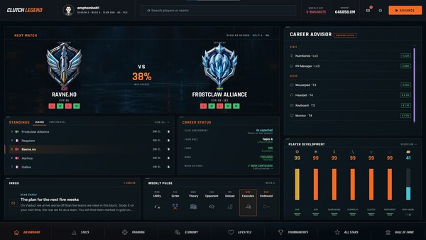 Скриншот 3 из игры Clutch Legend: FPS Career Simulator