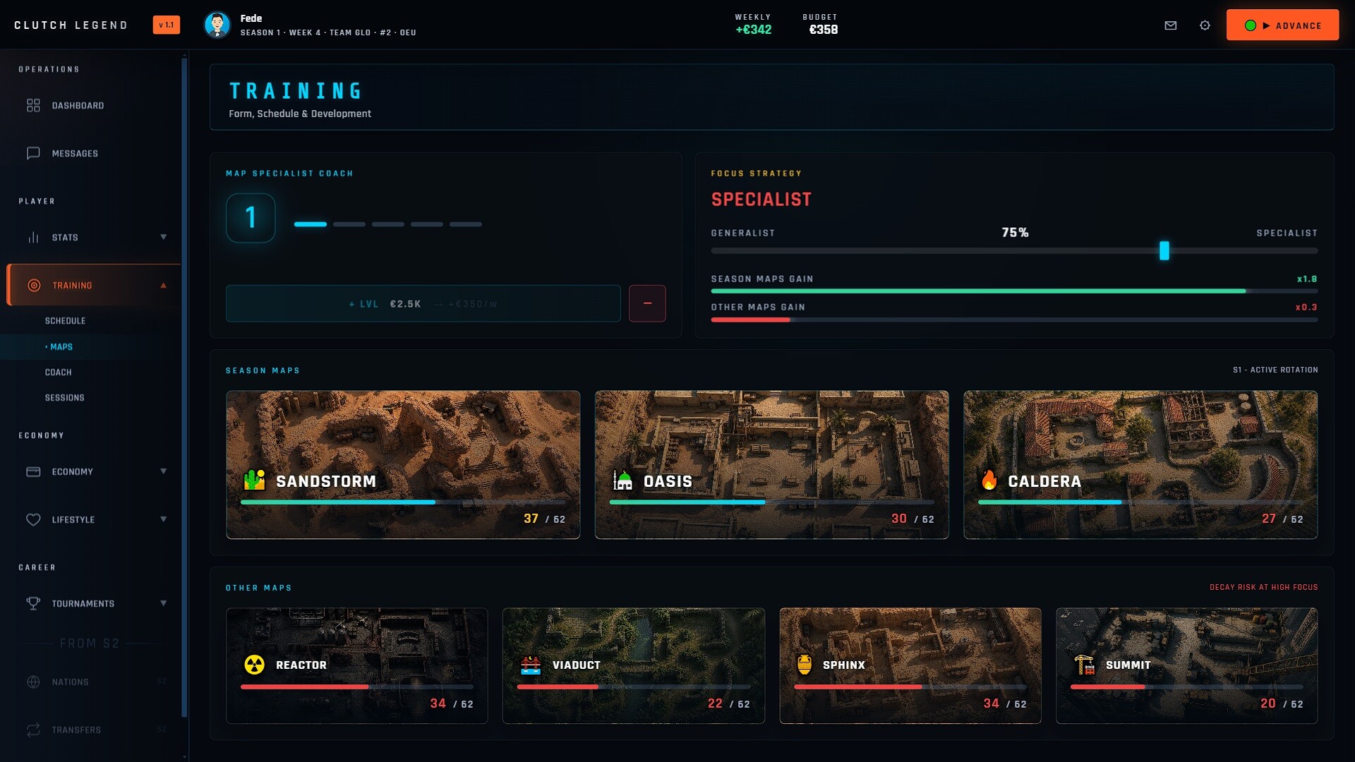 Clutch Legend: FPS Career Simulator – Screenshot 5