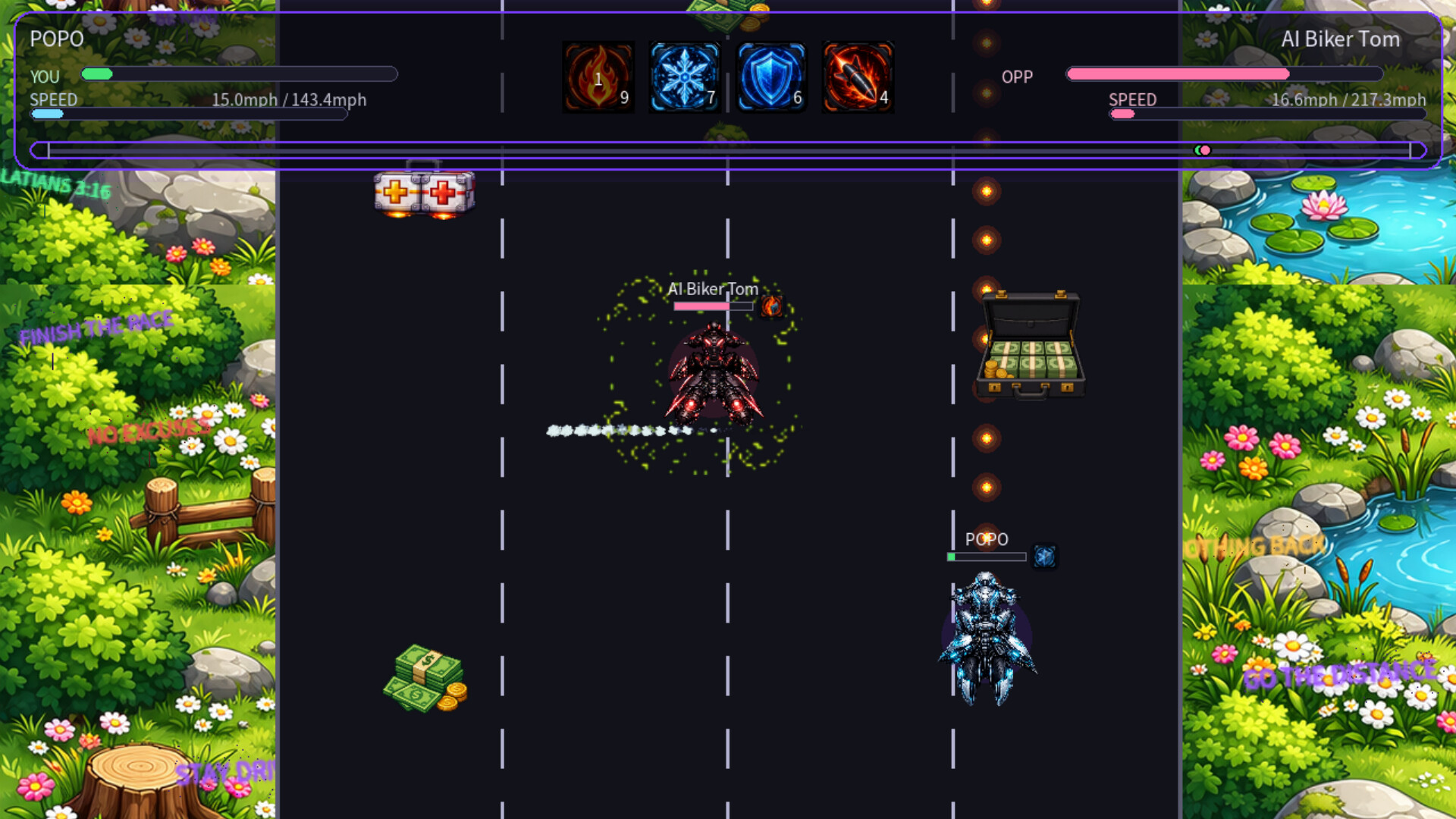 Cyber Bike Duels screenshot #12