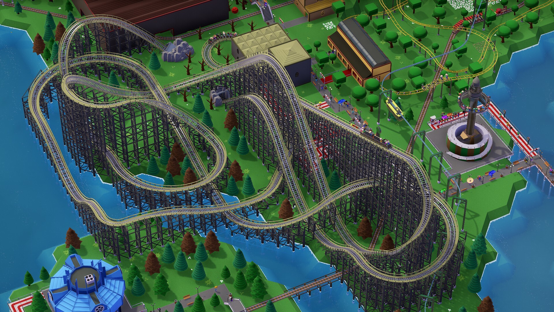 screenshot of Parkitect 2