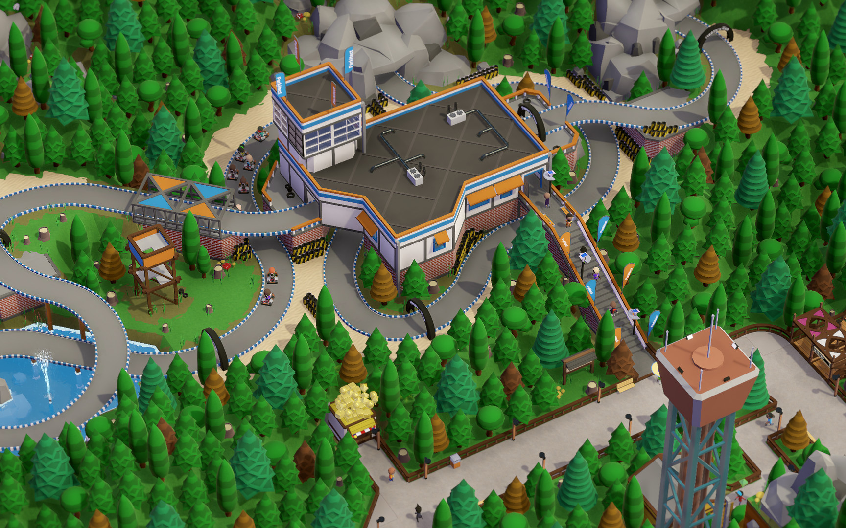 screenshot of Parkitect 13