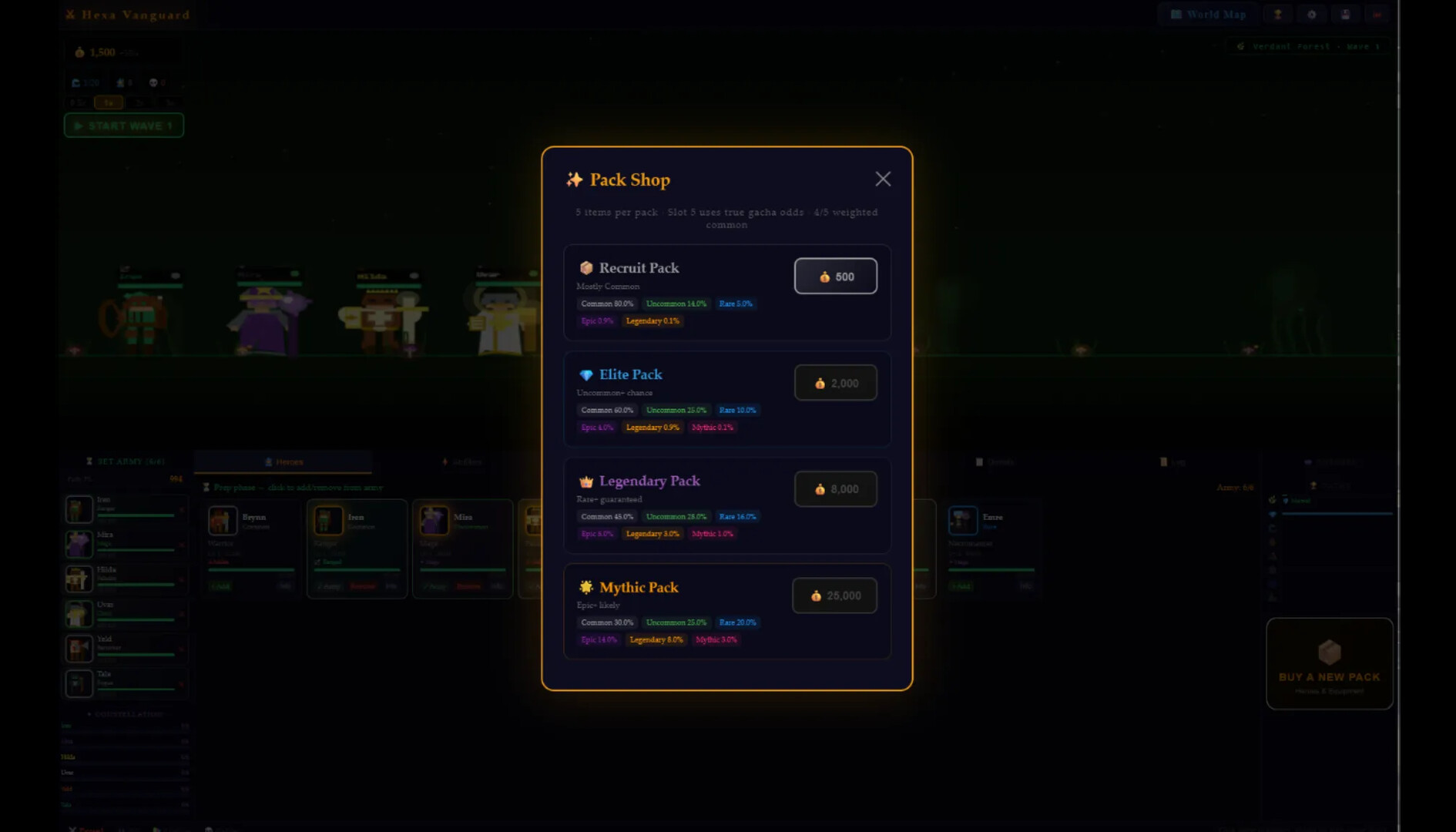 Hexa Vanguard screenshot 2