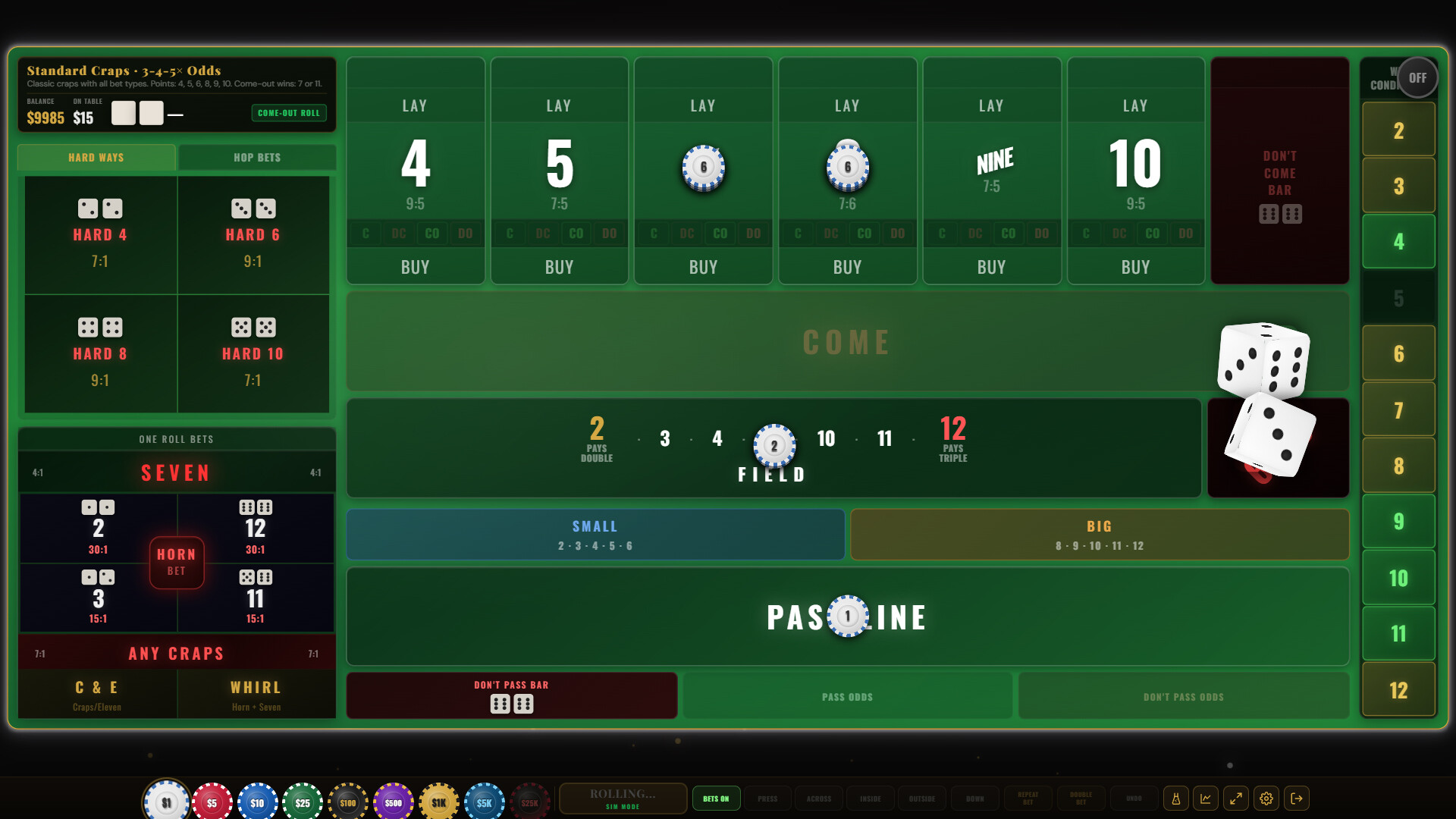 Craps Royale: The Ultimate Craps Simulator screenshot #3
