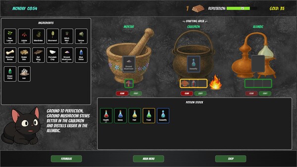 Potions Practicum game for Linux 1