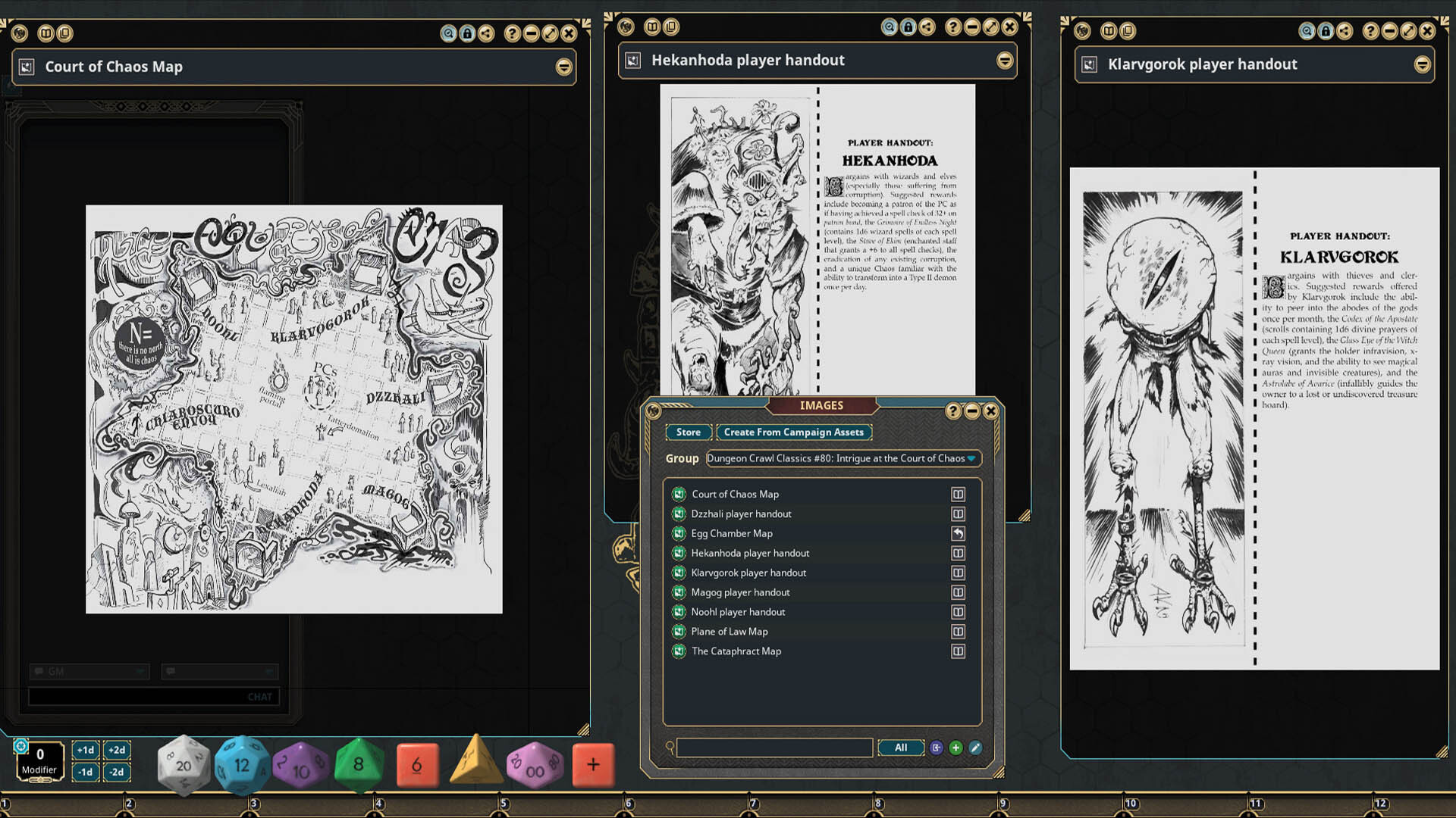 Fantasy Grounds - Dungeon Crawl Classics #80: Intrigue at the Court of Chaos Featured Screenshot #1
