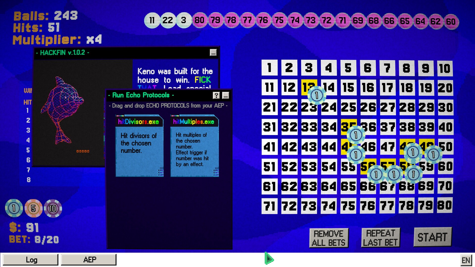 Dolphin Keno screenshot #1