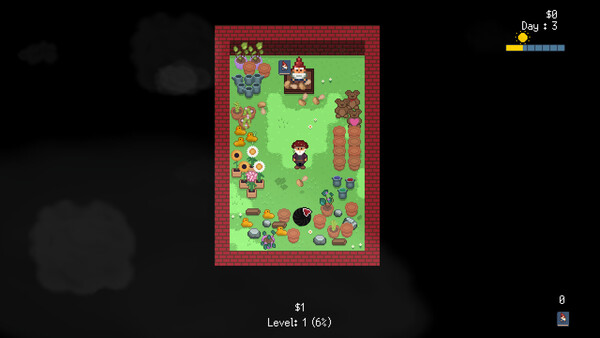 Screenshot of Fungi Fling gameplay showing in-action mechanics