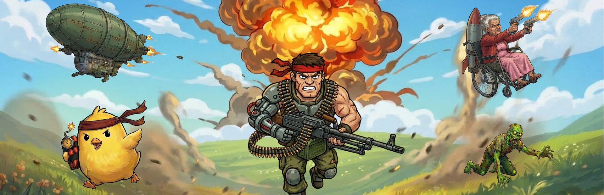 Heavy Mental: A Co-op Action Roguelite