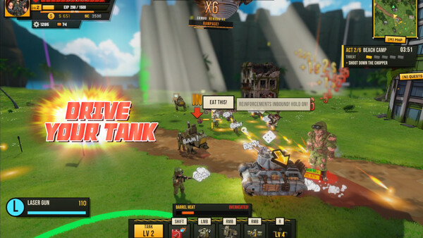 Heavy Mental: A Co-op Action Roguelite screenshot 3