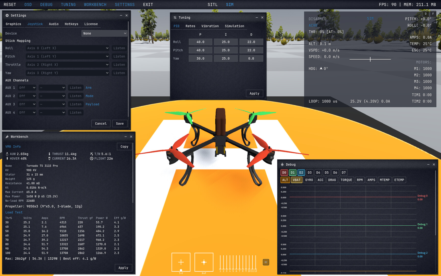 BF SITL - FPV Laboratory screenshot #1
