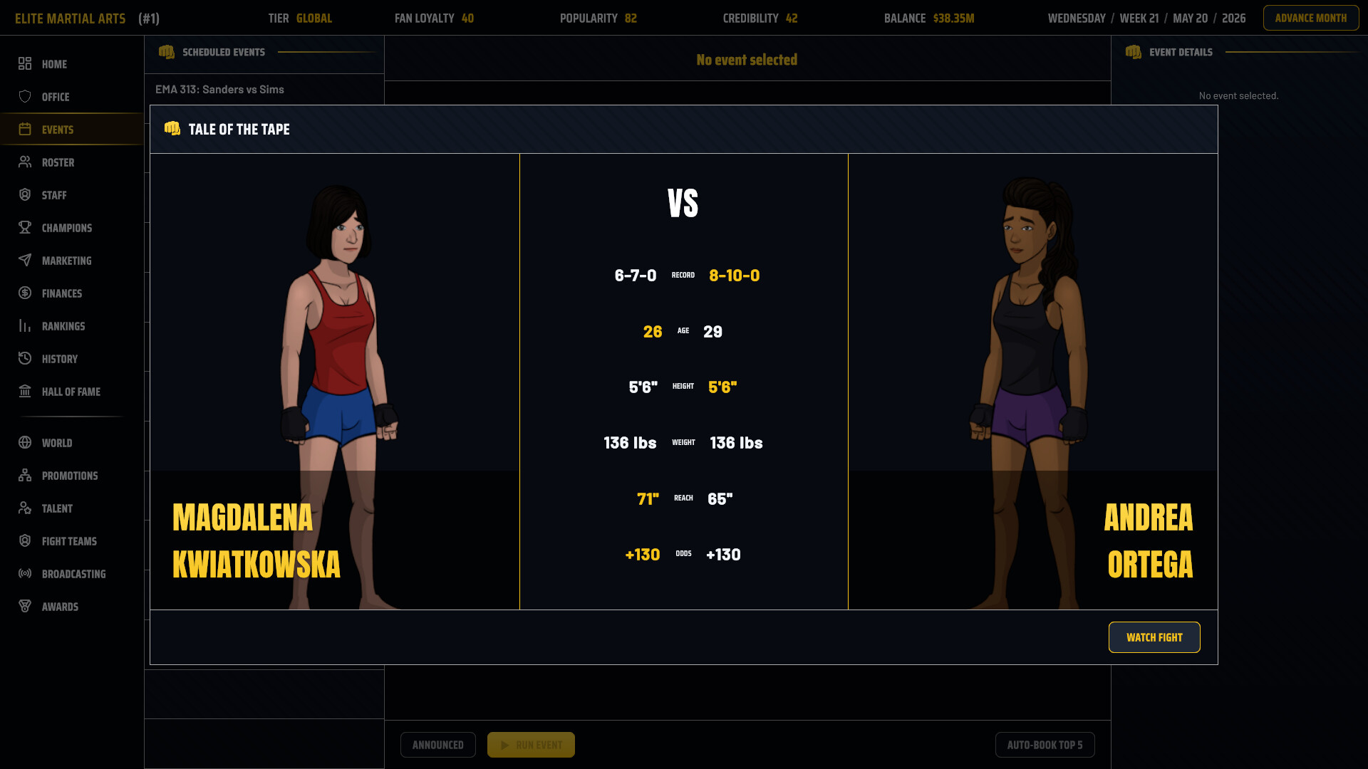 MMA Sim King screenshot 7