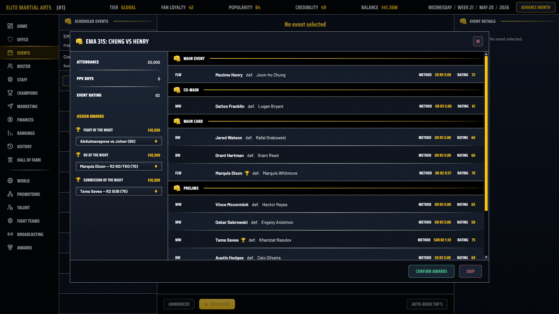 MMA Sim King screenshot 8