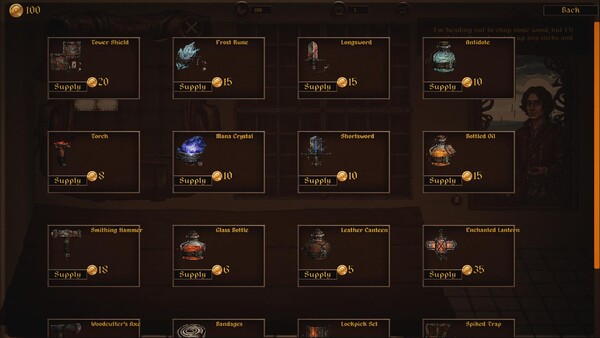 Screenshot 3 of Backpack Alchemist: Medieval Shop Simulator - more gameplay footage