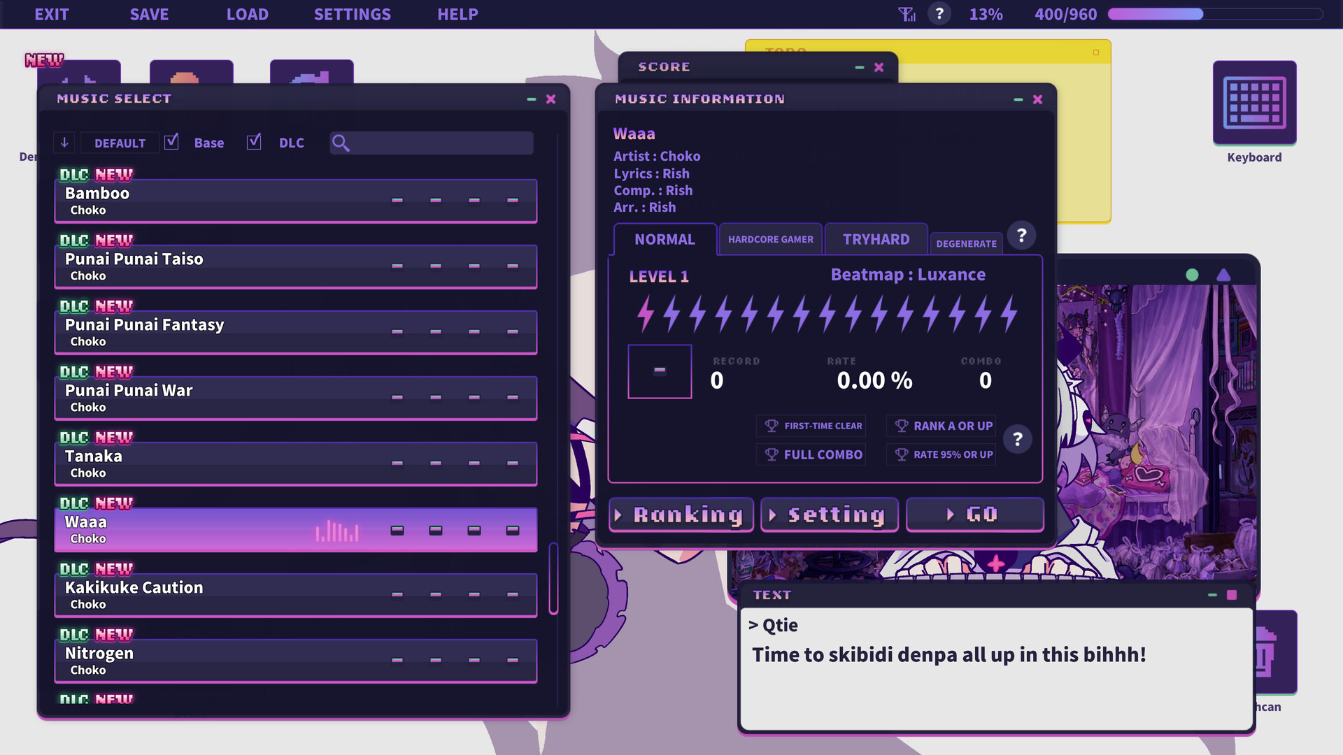 Yunyun Syndrome!? Rhythm Psychosis - Extra Song Pack feat. Rish Featured Screenshot #1