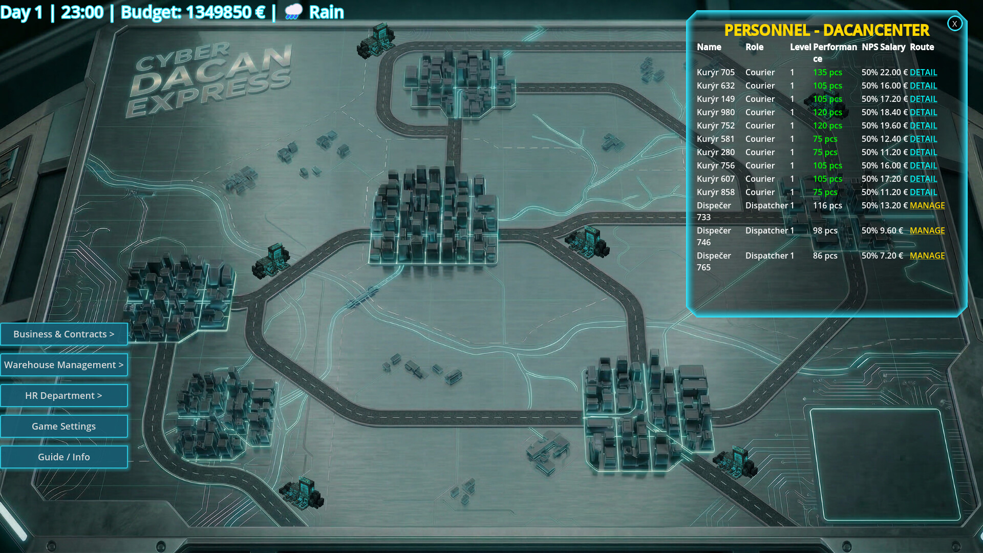 Dacan Express: Logistic manager screenshot #3