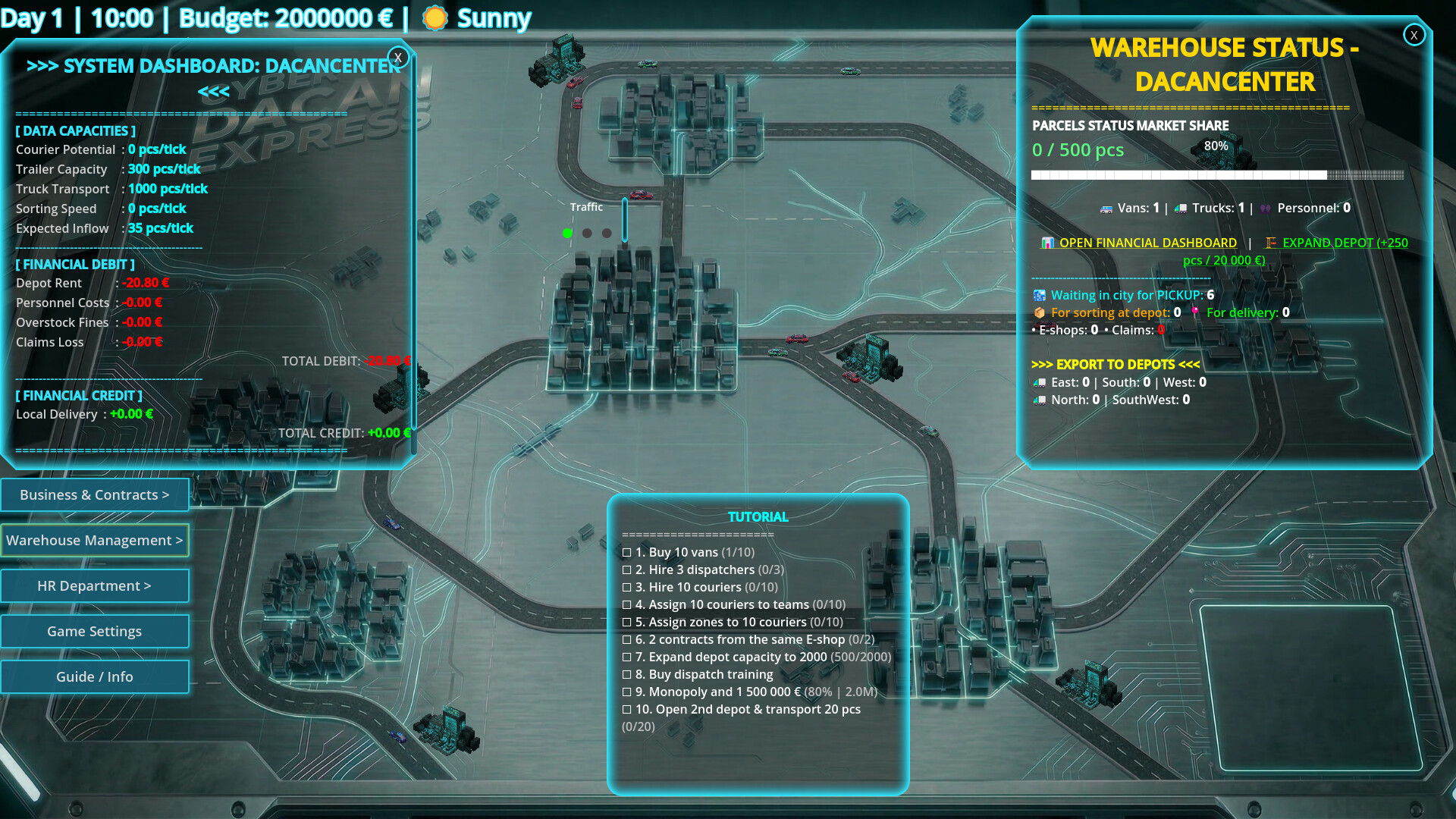 Dacan Express: Logistic manager screenshot #5