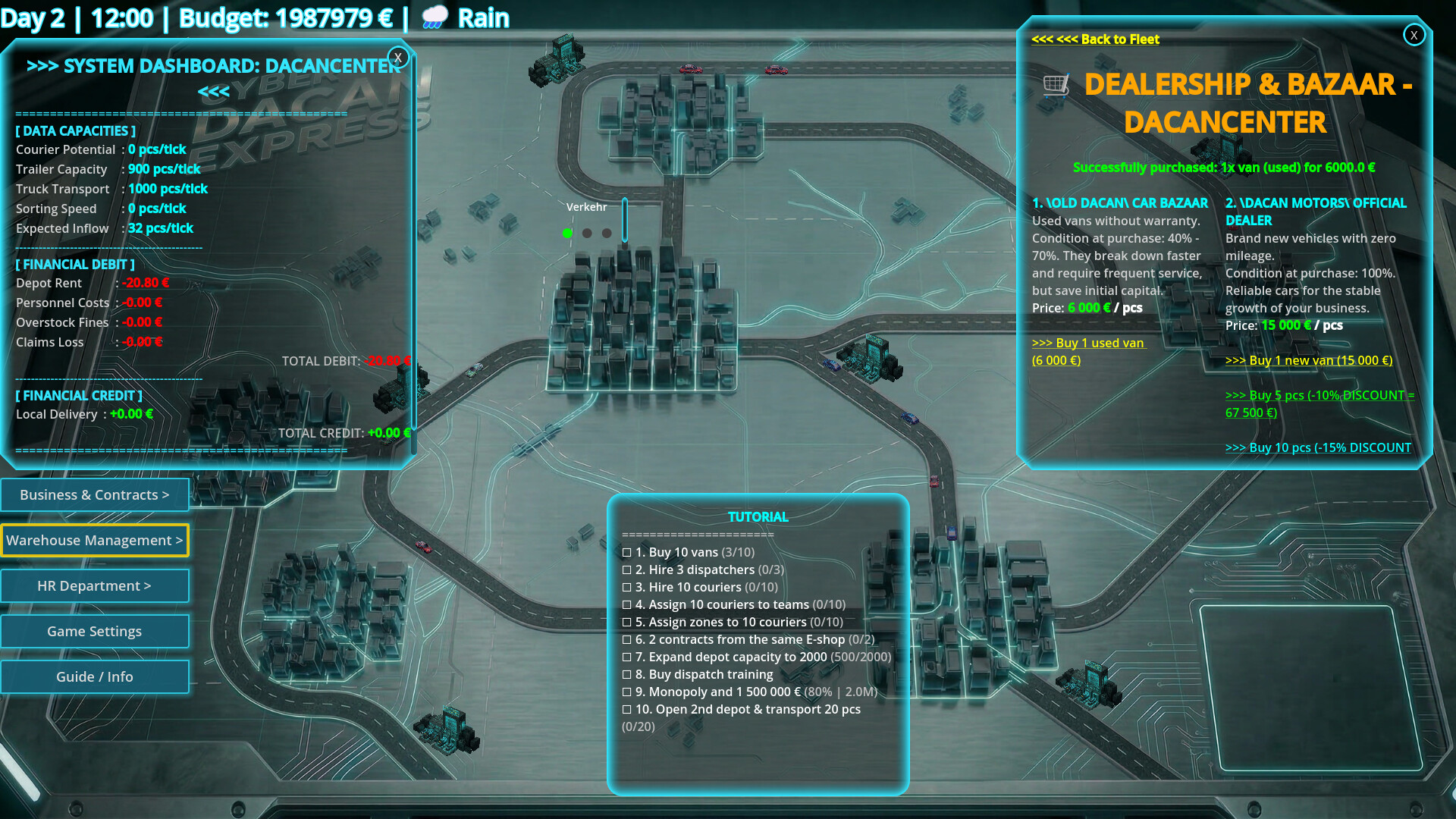 Dacan Express: Logistic manager screenshot #4