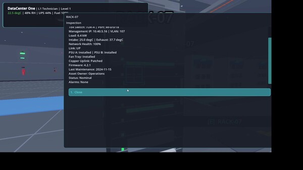 Data Center Simulator screenshot 2